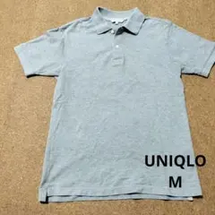 UNIQLO　DRY POLO SHIRT グレー Mサイズのサムネイル