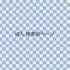 ぽん 様専用ページ