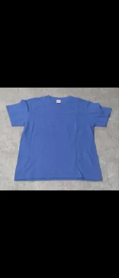 YOKOHAMA・イラスト入り　ブルーTシャツ