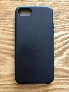 Apple iPhone 7 8 SE レザーケース　ブラック