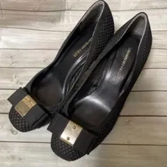 STRAWBERRY FIELDS パンプス 23.5cm 黒