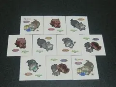 ホシガリス、ヨクバリス　１０枚セット　ポケモン　デコキャラシール　第一パン