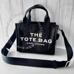 マークジェイコブス THE TOTE BAG 2WAY ショルダー バッグ 黒のサムネイル