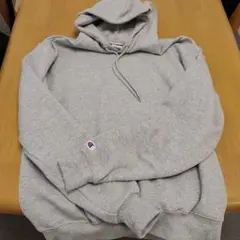 Champion グレー フード付きパーカー