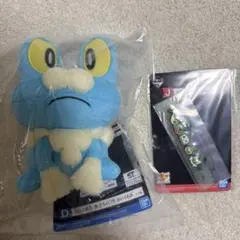 一番くじ ポケモン 30周年　ケロマツぬいぐるみ ラバーコースターセット