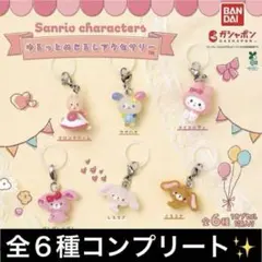 산리오 ゆるっとめじるしアクセサリー♡全６種 コンプリート✨