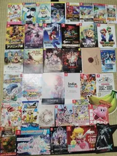 NintendoSwitchゲームのチラシ38枚セット