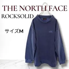 ノースフェイス フェイス　トレーナー　モックネック　希少ノースROCKSOLID