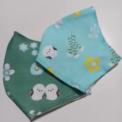大きめサイズシマエガナハンドメイドマスク