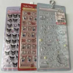 ボンボンドロップシール　サンリオ　ミニ　正規品　キティ　シナモロール　クロミ