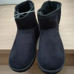 ショートブーツ(ボア風)