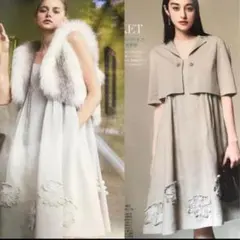 フォクシー FOXEY ワンピース 紙タグ有り リネン定価１２万９６００円　38