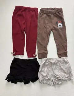 ベビー キッズ ボトムス 4点セット 90/80