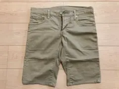 リーバイス 502 デニム生地 ストレッチ ショートパンツ