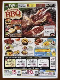 焼肉いちばん 食べ放題限定割引券 平日15% 土日祝10%OFF クーポンのサムネイル