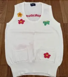 PEARLY GATES 花柄刺繍 ベスト サイズ1