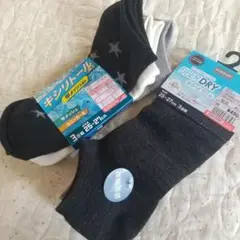 FIBERDRY 6足セット ソックス 25〜27cm 接触冷感 キシリトール