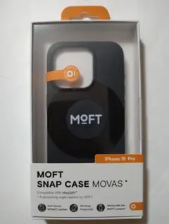iPhone 15Pro対応 MOVAS™レザーケース（ジェットブラック）