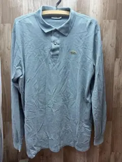 ラコステ LACOSTE 霜降りサックスブルー フランス製 6