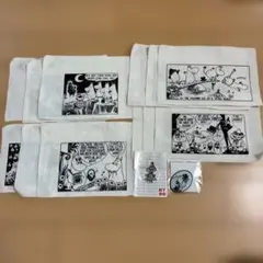 ムーミンハギレ　ワッペン　セット