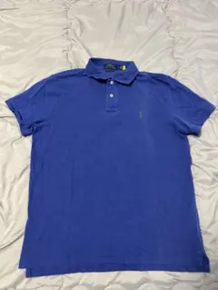 Polo Ralph Lauren 青 ポロシャツ Lサイズ