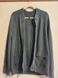 BANANA REPUBLIC グリーン カーディガン Lのサムネイル