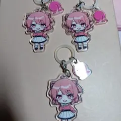 カラフルピーチ　のあさん　アクリルキーホルダー