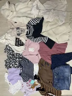 女の子服まとめ売り　petitmain多数　ほぼ90〜100