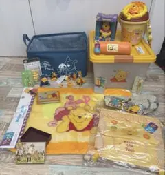 くまのプーさん キャラクターグッズ ライト　収納ボックス　おもちゃ　水筒セット くまのプーさん キャラクターグッズ ライト 収納ボックス おもちゃ