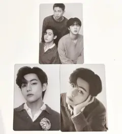 BTSbts モノクロームポップアップミニフォトカードテテV4/6 5/6