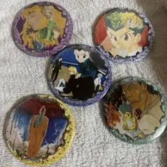 キャラクター缶バッジ 5個セットです。