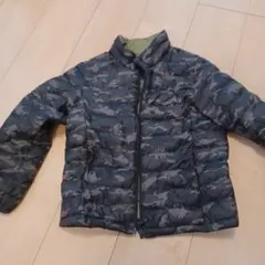 迷彩柄 中綿ダウンコート