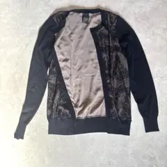 【ソヴ Sov.】ダブスタ　レース サマーカーディガン ブラック ベージュ 美品のサムネイル