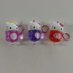 ハローキティ 90s カラフルソーダキーホルダー　３種