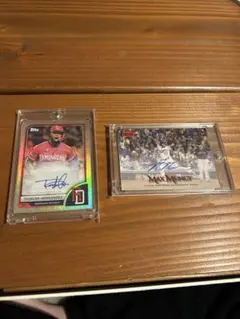 Teoscar Hernández Max Muncy 直筆サイン 2枚セット