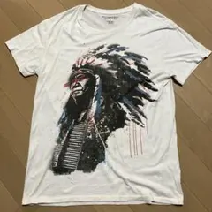 【極美品】デニム＆サプライ ラルフローレン インディアン Tシャツ メキシコ製Lのサムネイル