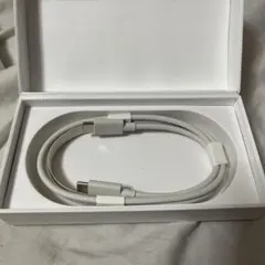 USB-C充電ケーブル ホワイト 約1メートル