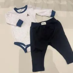 【美品】&mignon ロンパース パンツ 2点セット
