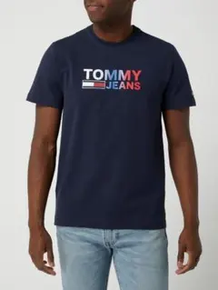 TOMMY JEANS ネイビー Tシャツ L