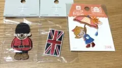 ワッペン 3点セット イギリスモチーフ 女の子