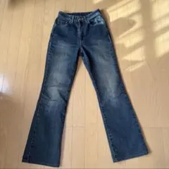 【極美品・日本製】EDWIN エドウィン 4001 フレアデニムパンツ 28