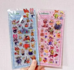 【正規品】ズートピア　ディズニー ドロップシール　2枚セット　ボンボンシール交換