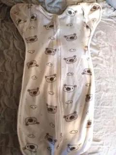 クマ柄 スワドル　 Sサイズ