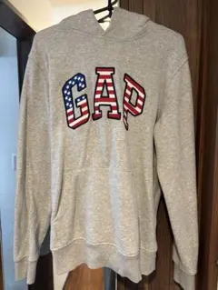 【美品】GAP グレー フード付きパーカー XS