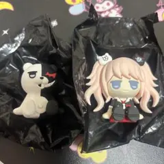 ダンガンロンパ じとっとラバーフィギュア ダイソー モノクマ 江ノ島
