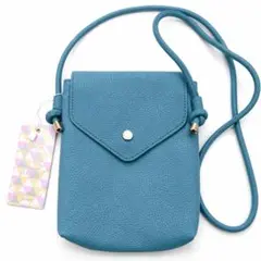 【新品タグ付き】D.KELLY ショルダーバッグ ミニバッグ ブルー