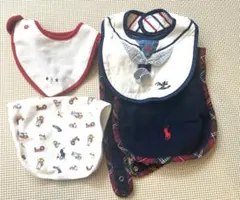 スタイ・よだれかけ 4枚セット