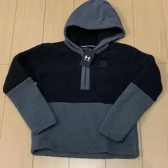 アンダーアーマー　ボア　パーカー　ハーフジップ　トップス　ジュニア　キッズ
