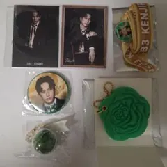 山下健二郎　ローズミラー　カード　バラキーホルダー　缶バッジ　ネックストラップ