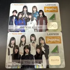 欅坂46 けやき坂　ローソン Pontaカード 2枚セットのサムネイル